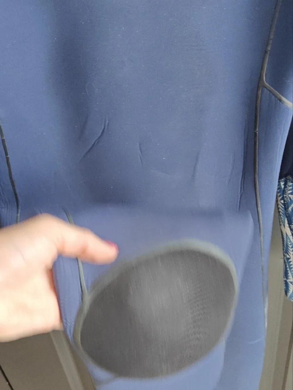 Rip Curl Women's 3/2 Wetsuit In Navy Blue with Patterned Cuffs.